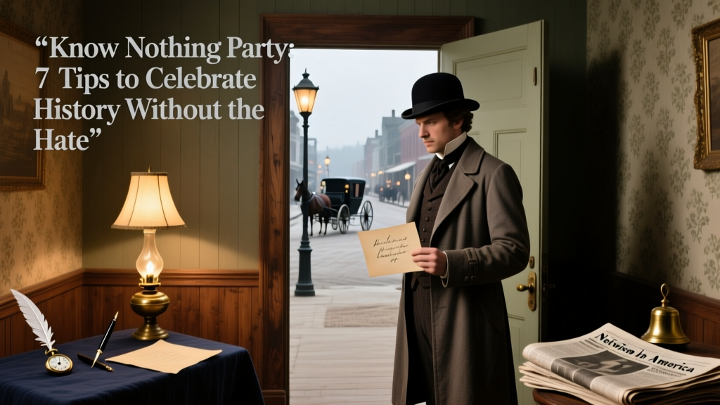 What Is the Know Nothing Party? 7 Historically Accurate (But Surprisingly Fun!) Tips to Plan a Themed 1850s Nativist-Era Party Without Offending Anyone—or Failing History Class