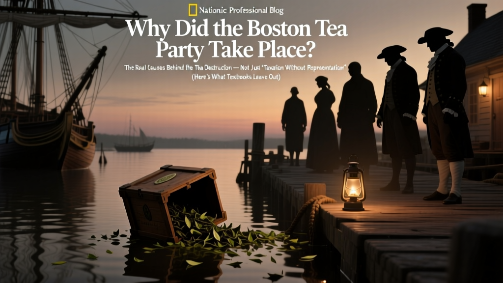 Why Did the Boston Tea Party Take Place? The Real Causes Behind the Tea Destruction — Not Just 'Taxation Without Representation' (Here’s What Textbooks Leave Out)
