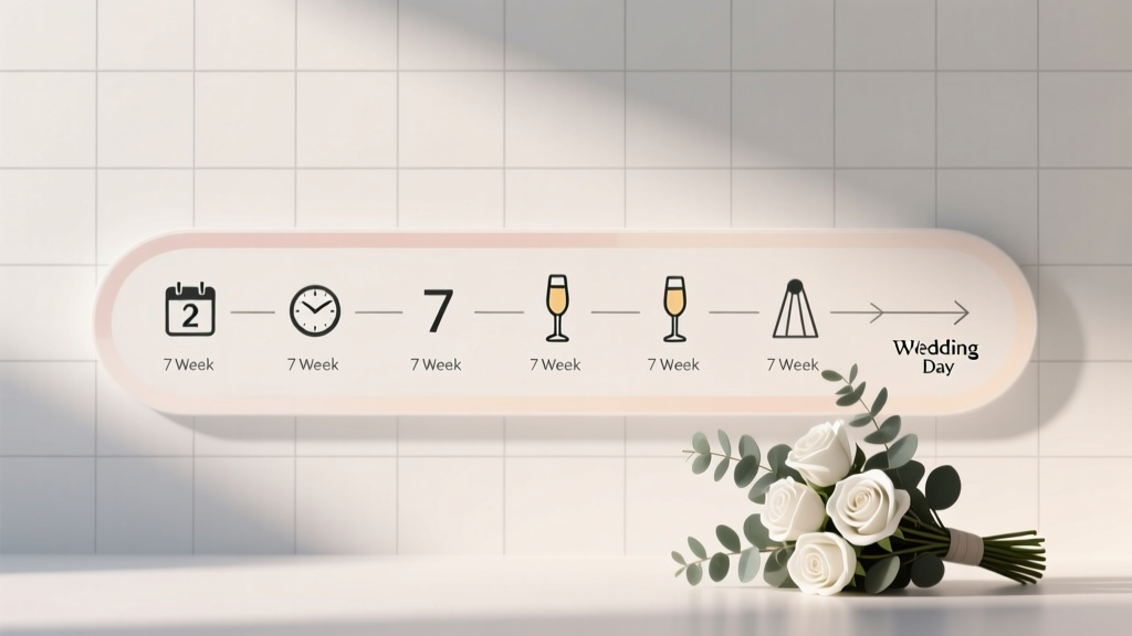 When Is a Bachelorette Party? The 7-Week Perfect Timing Rule (Backward-Planned from Wedding Day to Avoid Stress, Scheduling Conflicts & Last-Minute Chaos)
