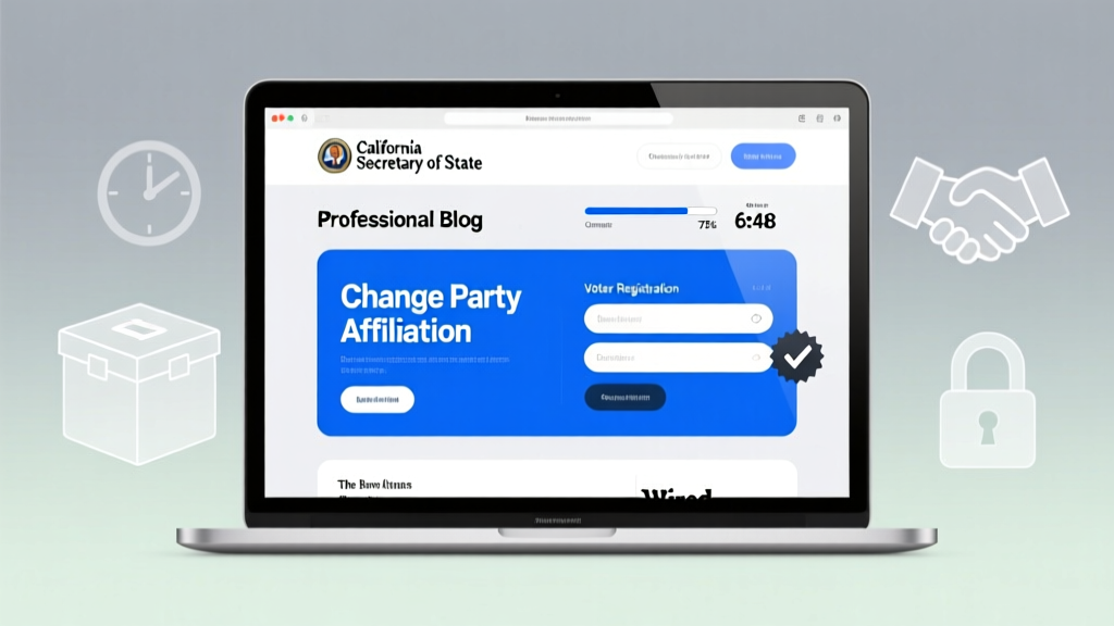 How to Change Political Party Online California: A Step-by-Step 2024 Guide That Takes Less Than 7 Minutes (No Mail, No Wait, No Mistakes)