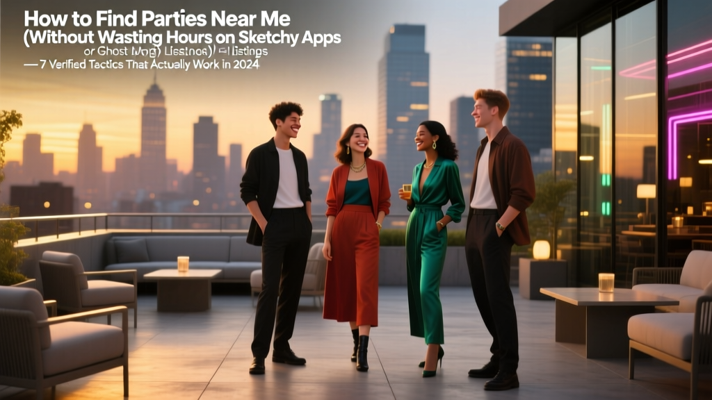 How to Find Parties Near Me (Without Wasting Hours on Sketchy Apps or Ghost Listings) — 7 Verified Tactics That Actually Work in 2024