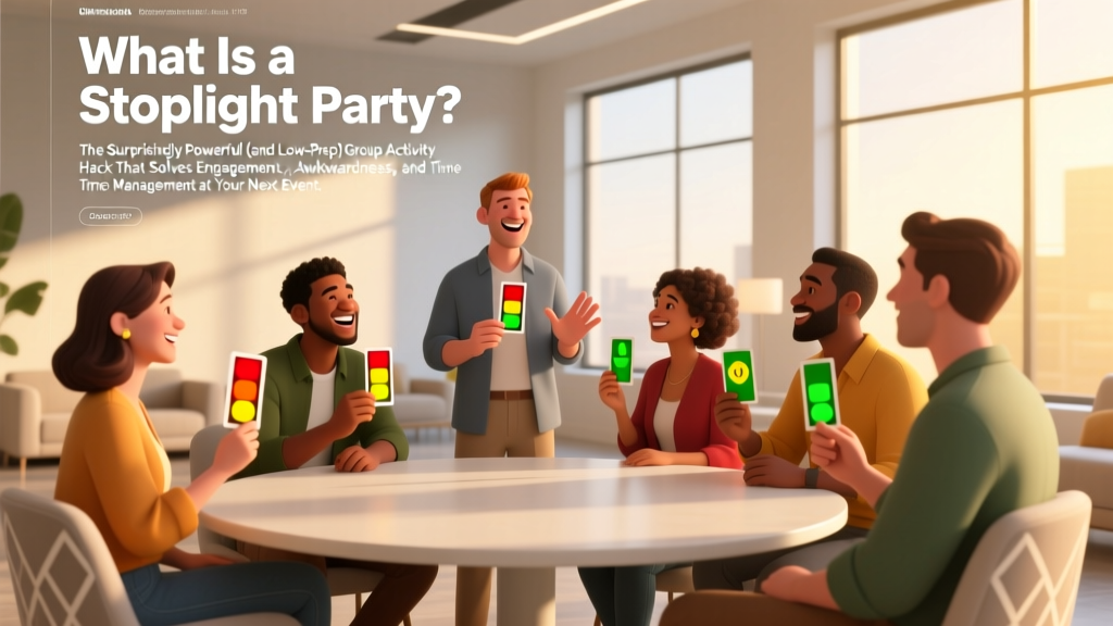 What Is a Stoplight Party? The Surprisingly Powerful (and Low-Prep) Group Activity Hack That Solves Engagement, Awkwardness, and Time Management at Your Next Event