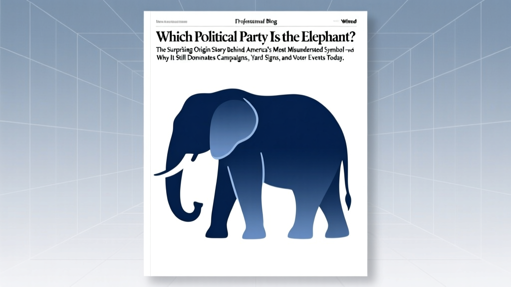 Which Political Party Is the Elephant? The Surprising Origin Story Behind America’s Most Misunderstood Symbol—and Why It Still Dominates Campaigns, Yard Signs, and Voter Events Today
