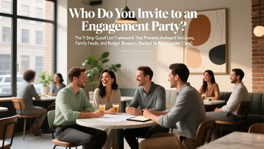 Who do you invite to an engagement party? The 7-Step Guest List Framework That Prevents Awkward Omissions, Family Feuds, and Budget Blowouts (Backed by Real Couples’ Data)