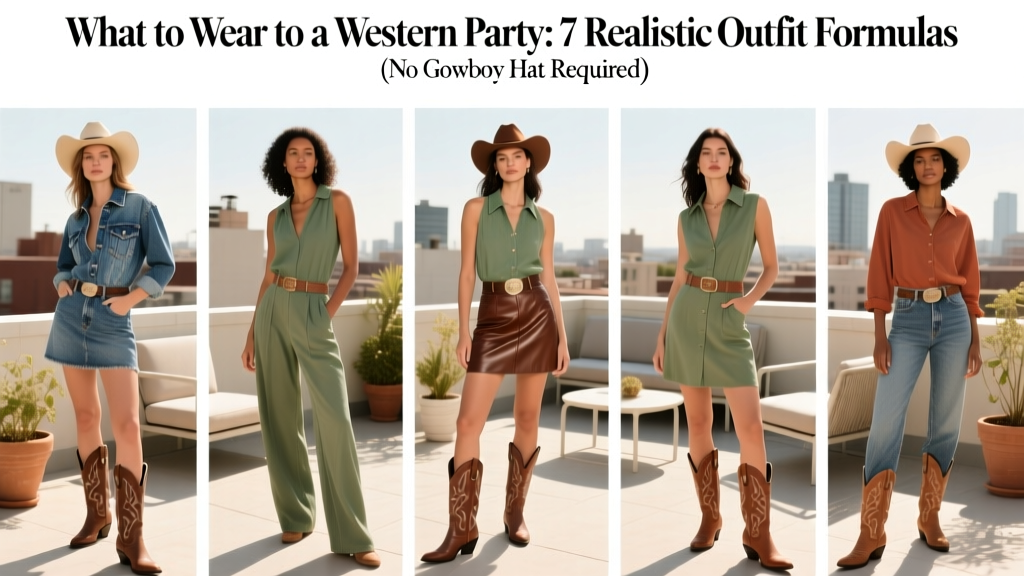 What to Wear to a Western Party: 7 Realistic Outfit Formulas (No Cowboy Hat Required) — Stylish, Budget-Friendly & Actually Comfortable Options That Won’t Make You Cringe by Hour 2