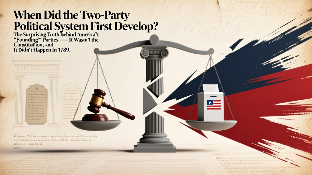 When Did the Two Party Political System First Develop? The Surprising Truth Behind America’s ‘Founding’ Parties — It Wasn’t the Constitution, and It Didn’t Happen in 1789