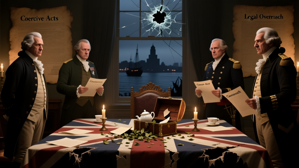 What Was Britain's Response to the Boston Tea Party? The 5-Stage Imperial Crisis Plan That Backfired Spectacularly—and Why Modern Leaders Still Study Its Fatal Timing, Legal Overreach, and Communication Failures