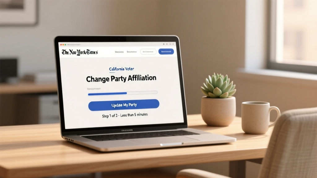 How to Change My Party Affiliation in California: A Step-by-Step Guide That Takes Less Than 5 Minutes (No Mail, No Wait, No Mistakes)