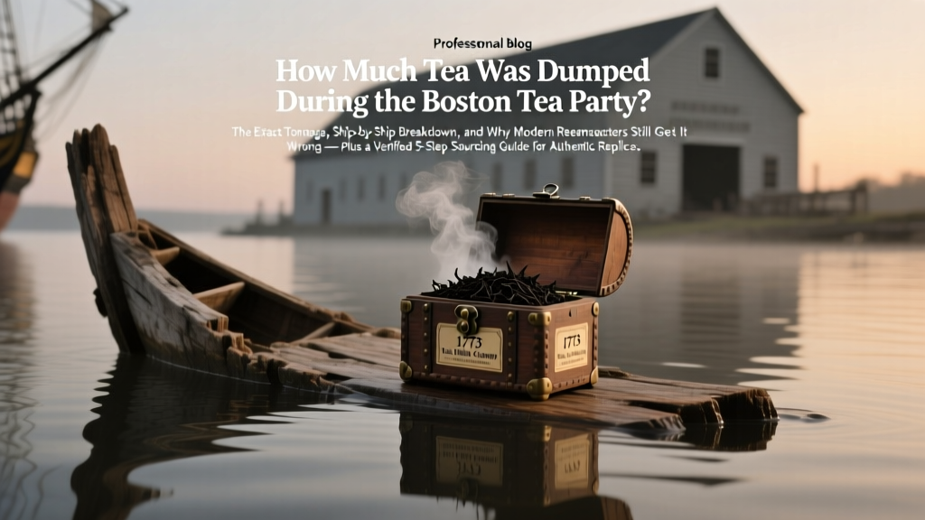 How Much Tea Was Dumped During the Boston Tea Party? The Exact Tonnage, Ship-by-Ship Breakdown, and Why Modern Reenactors Still Get It Wrong — Plus a Verified 5-Step Sourcing Guide for Authentic Replicas