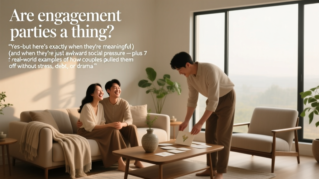 Are engagement parties a thing? Yes—but here’s exactly when they’re meaningful (and when they’re just awkward social pressure) — plus 7 real-world examples of how couples pulled them off without stress, debt, or drama.