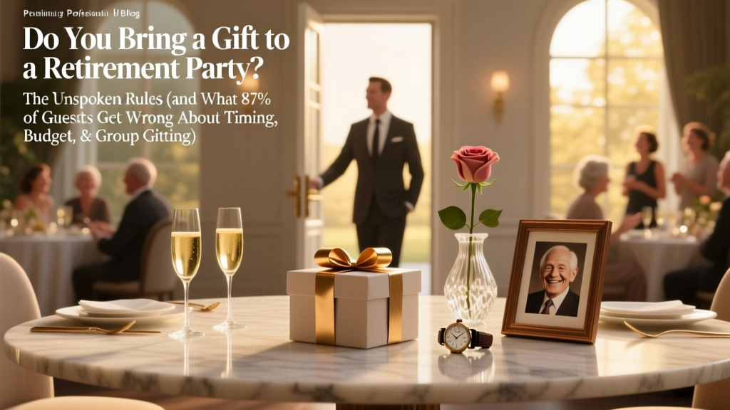 Do You Bring a Gift to a Retirement Party? The Unspoken Rules (and What 87% of Guests Get Wrong About Timing, Budget, & Group Gifting)