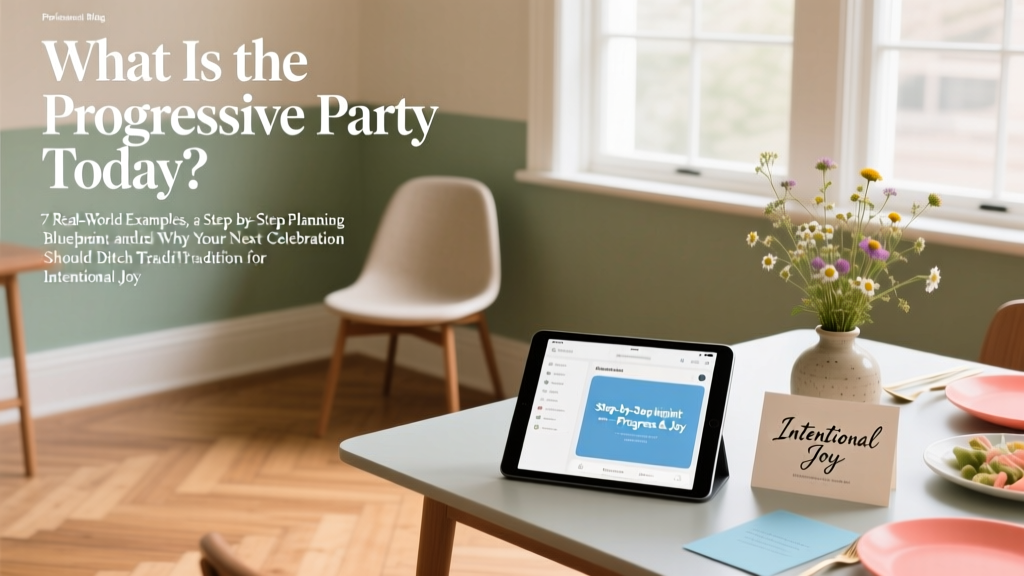 What Is the Progressive Party Today? 7 Real-World Examples, a Step-by-Step Planning Blueprint, and Why Your Next Celebration Should Ditch Tradition for Intentional Joy