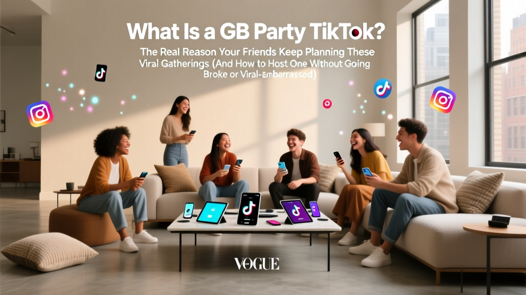 What Is a GB Party TikTok? The Real Reason Your Friends Keep Planning These Viral Gatherings (And How to Host One Without Going Broke or Viral-Embarrassed)