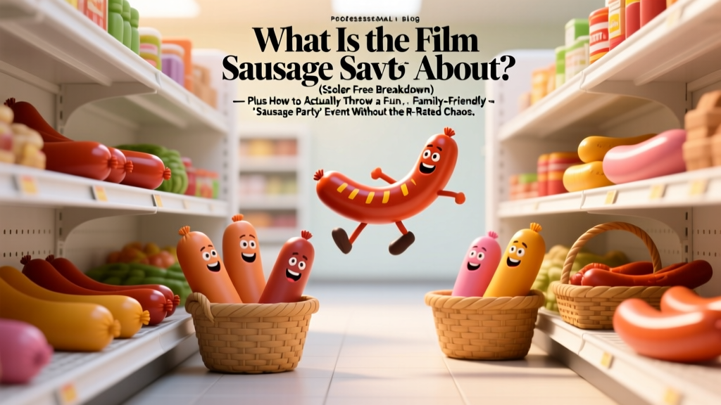 What Is the Film Sausage Party About? (Spoiler-Free Breakdown) — Plus How to Actually Throw a Fun, Family-Friendly 'Sausage Party' Event Without the R-Rated Chaos