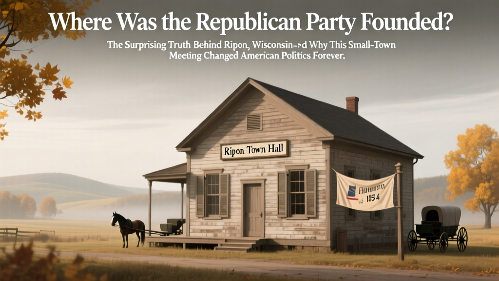 Where Was the Republican Party Founded? The Surprising Truth Behind Ripon, Wisconsin—and Why This Small-Town Meeting Changed American Politics Forever