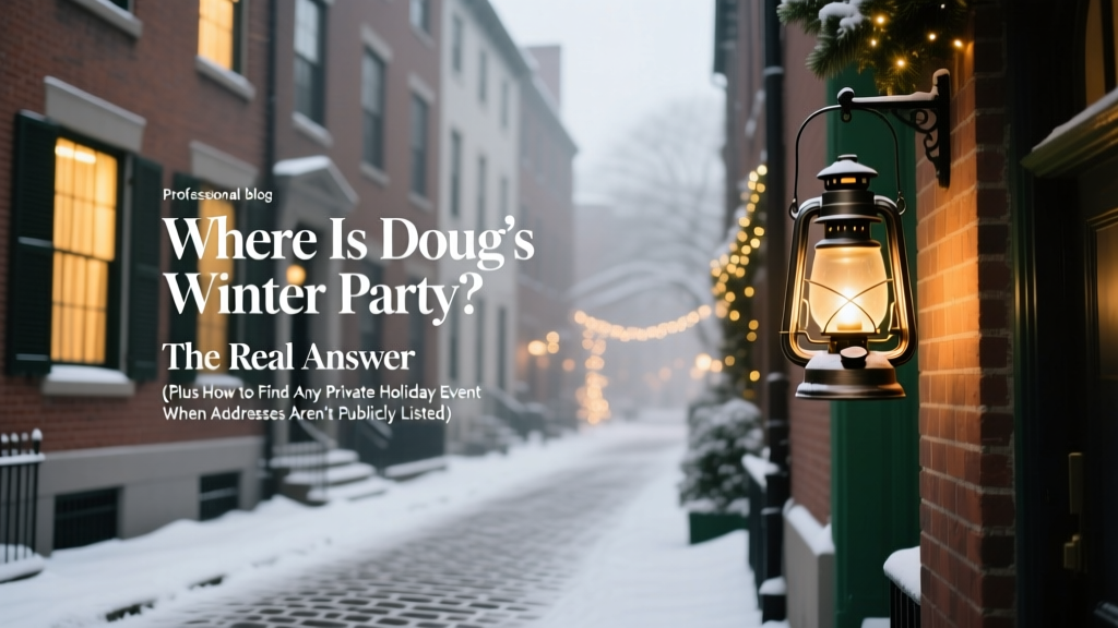 Where Is Doug’s Winter Party? The Real Answer (Plus How to Find Any Private Holiday Event When Addresses Aren’t Publicly Listed)