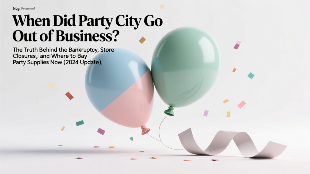 When Did Party City Go Out of Business? The Truth Behind the Bankruptcy, Store Closures, and Where to Buy Party Supplies Now (2024 Update)