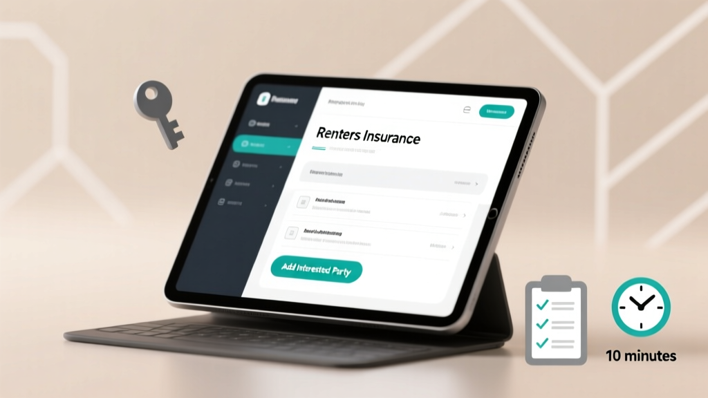 How to Add an Interested Party to Renters Insurance: A Step-by-Step Guide That Prevents Coverage Gaps, Avoids Policy Denials, and Takes Under 10 Minutes (No Agent Call Required)