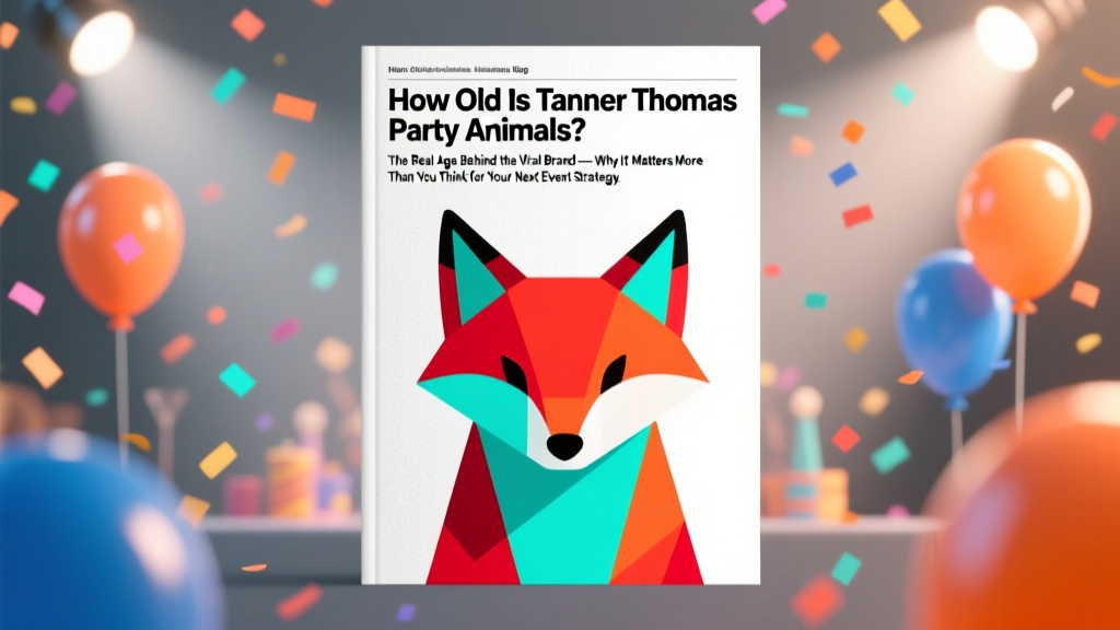 How Old Is Tanner Thomas Party Animals? The Real Age Behind the Viral Brand — Why It Matters More Than You Think for Your Next Event Strategy