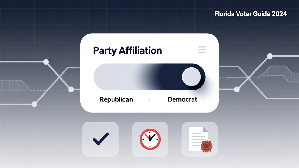 How Do I Change Party Affiliation in Florida? Here’s the Exact 4-Step Process (No Waiting Periods, No Paperwork Surprises, and What to Do If You’re Registering Late)