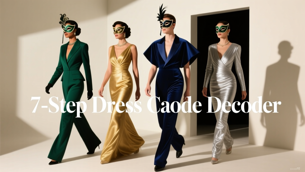 What Do You Wear for a Masquerade Party? The 7-Step Dress Code Decoder (No Guesswork, No Awkward Costumes, Just Instant Confidence)