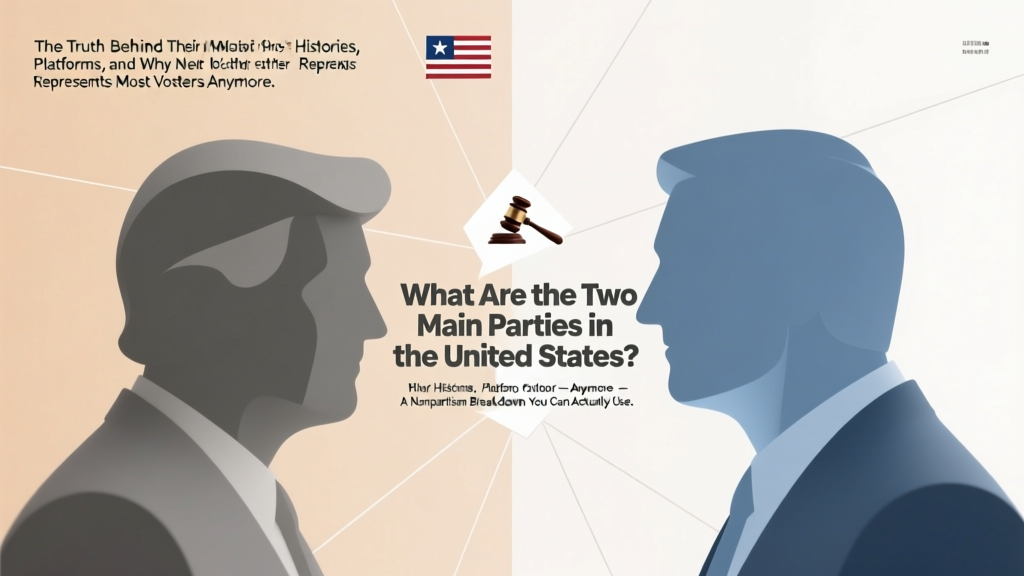 What Are the Two Main Parties in the United States? The Truth Behind Their Histories, Platforms, and Why Neither Represents Most Voters Anymore — A Nonpartisan Breakdown You Can Actually Use