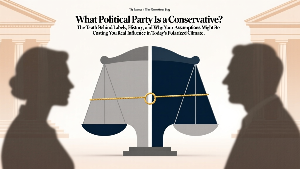 What Political Party Is a Conservative? The Truth Behind Labels, History, and Why Your Assumptions Might Be Costing You Real Influence in Today’s Polarized Climate