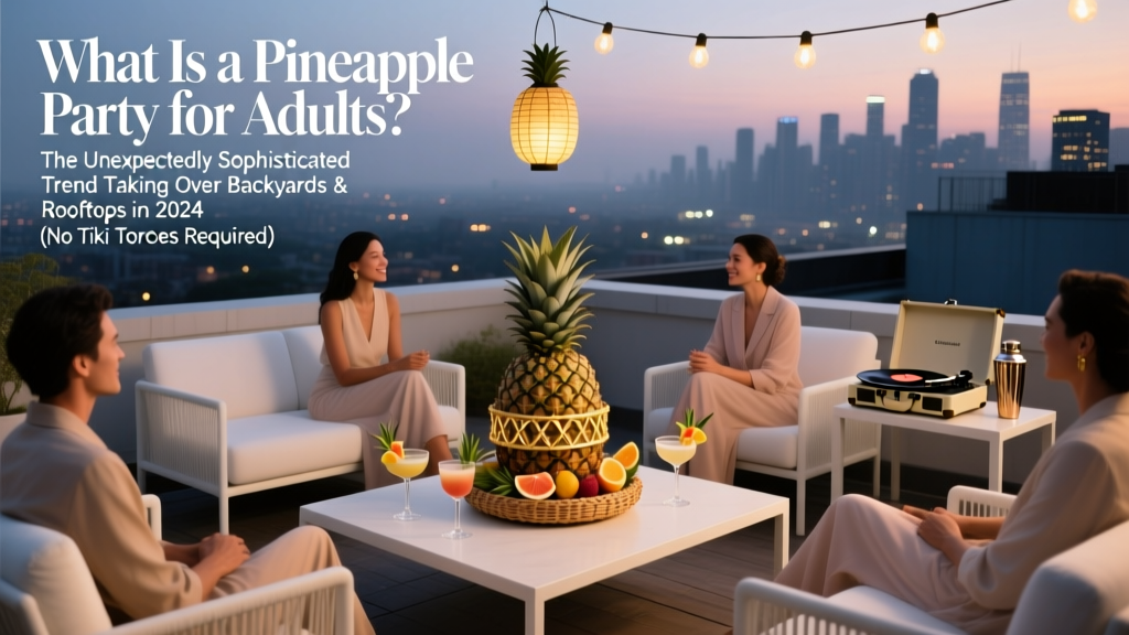 What Is a Pineapple Party for Adults? The Unexpectedly Sophisticated Trend Taking Over Backyards & Rooftops in 2024 (No Tiki Torches Required)