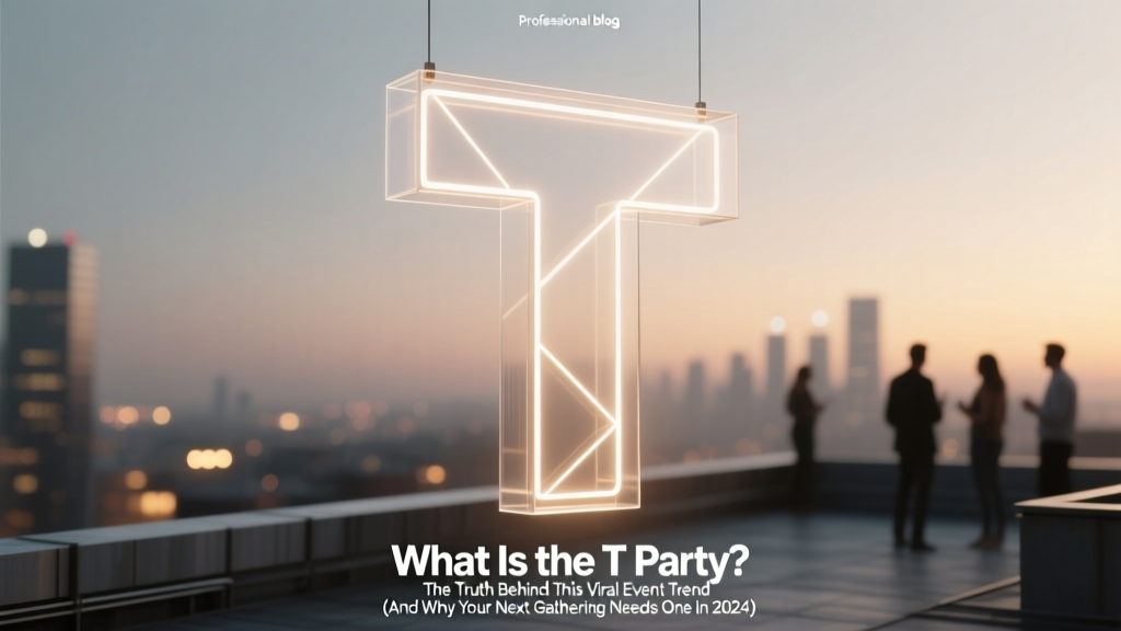 What Is the T Party? The Truth Behind This Viral Event Trend (And Why Your Next Gathering Needs One in 2024)