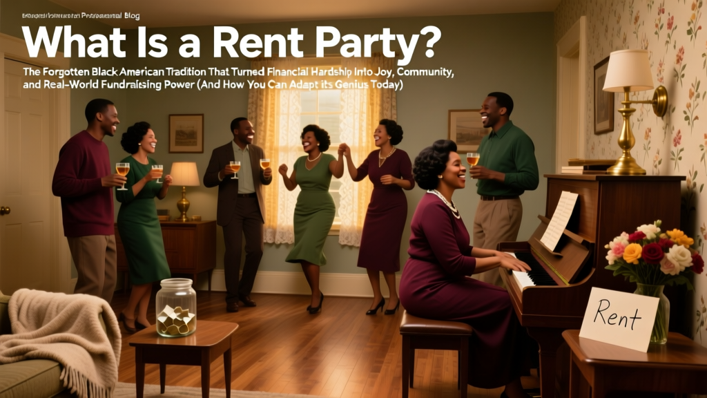 What Is a Rent Party? The Forgotten Black-American Tradition That Turned Financial Hardship Into Joy, Community, and Real-World Fundraising Power (And How You Can Adapt Its Genius Today)