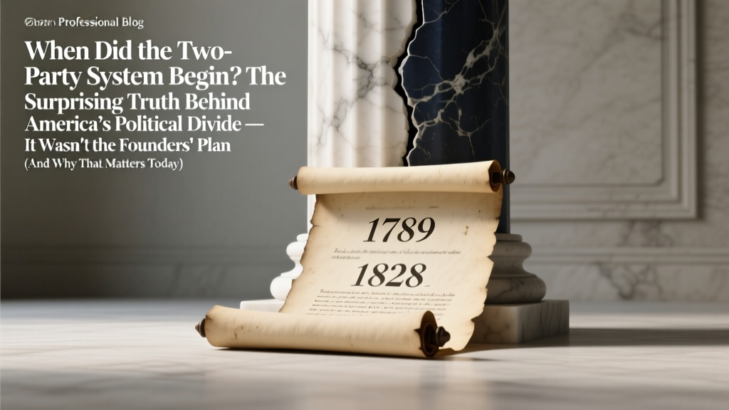 When Did the Two Party System Begin? The Surprising Truth Behind America’s Political Divide — It Wasn’t the Founders’ Plan (And Why That Matters Today)