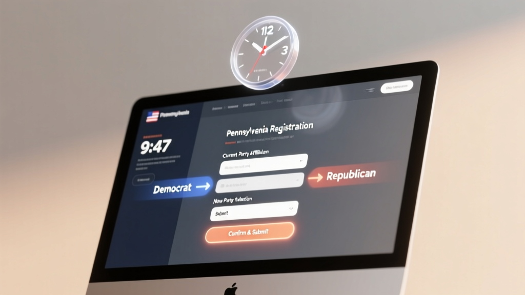 How to Change Party Affiliation in Pennsylvania: The Exact 4-Step Process (No Mail-In Delays, No Primary Disqualifications — Done Right in Under 10 Minutes)