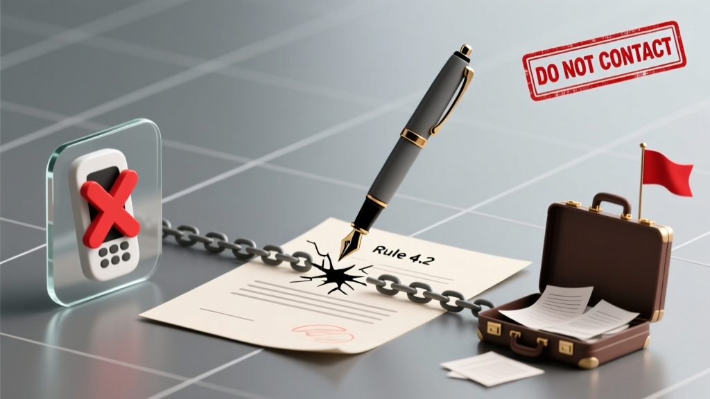 Can a lawyer contact the other party directly? The truth about Rule 4.2—and what happens when they do (without permission, during settlement talks, or after filing)