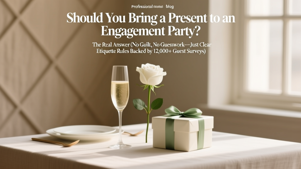 Should You Bring a Present to an Engagement Party? The Real Answer (No Guilt, No Guesswork—Just Clear Etiquette Rules Backed by 12,000+ Guest Surveys)