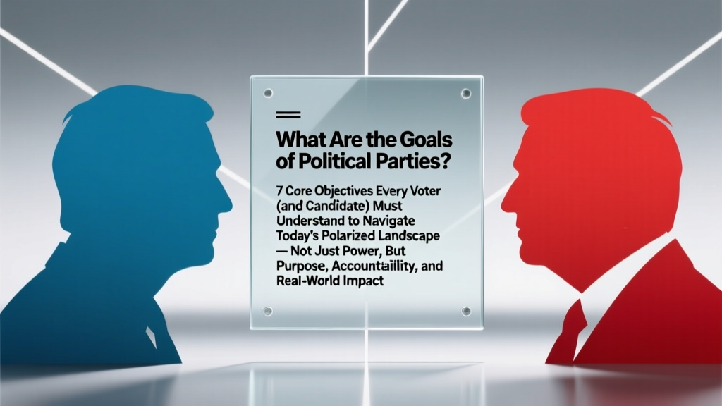 What Are the Goals of Political Parties? 7 Core Objectives Every Voter (and Candidate) Must Understand to Navigate Today’s Polarized Landscape — Not Just Power, But Purpose, Accountability, and Real-World Impact