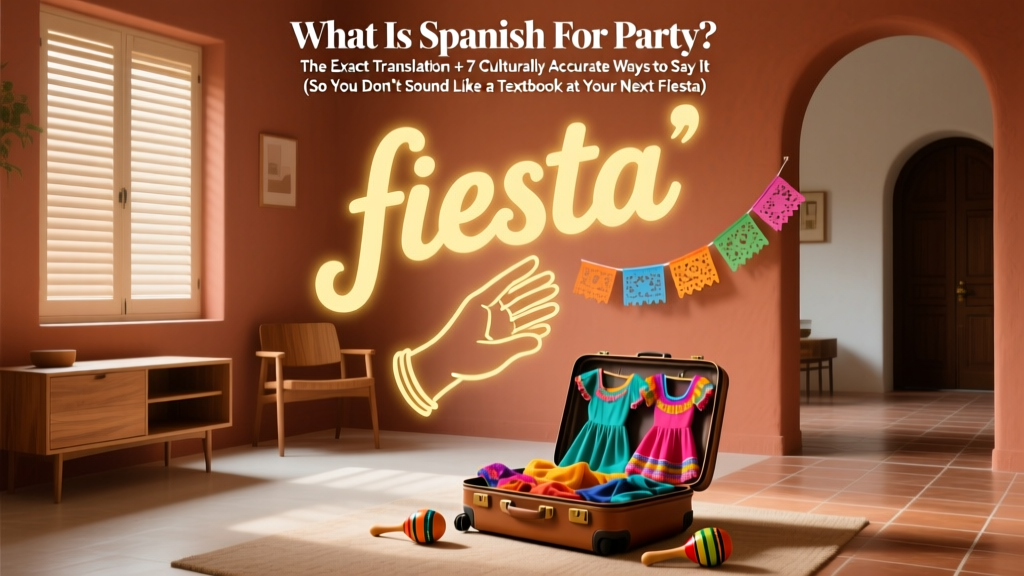 What Is Spanish For Party? The Exact Translation + 7 Culturally Accurate Ways to Say It (So You Don’t Sound Like a Textbook at Your Next Fiesta)