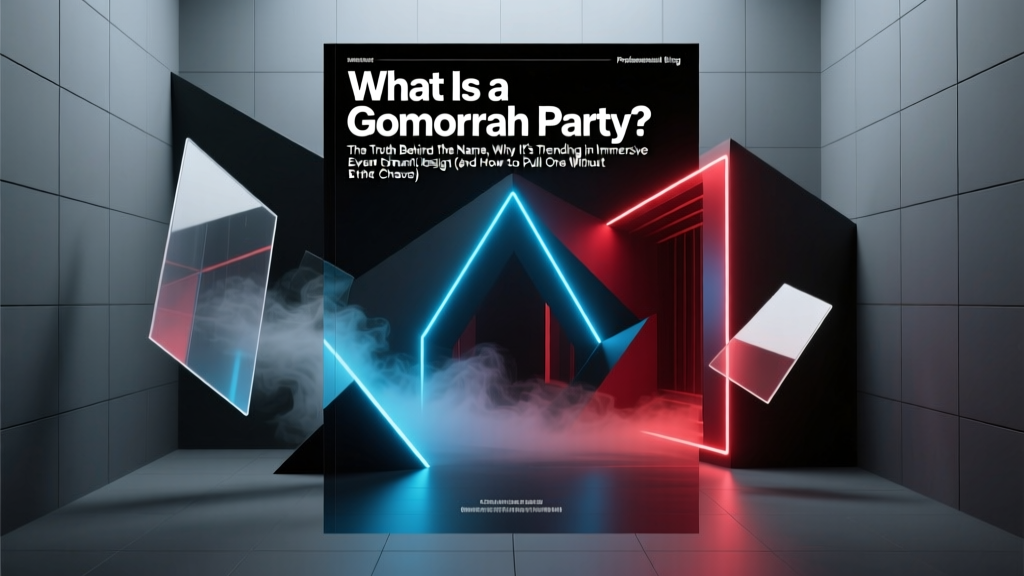 What Is a Gomorrah Party? The Truth Behind the Name, Why It’s Trending in Immersive Event Design (and How to Pull One Off Without the Chaos)