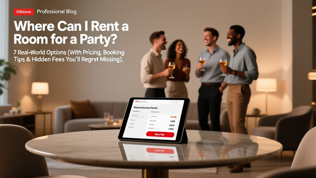 Where Can I Rent a Room for a Party? 7 Real-World Options (With Pricing, Booking Tips & Hidden Fees You’ll Regret Missing)