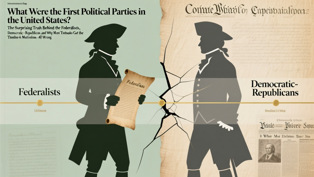 What Were the First Political Parties in the United States? The Surprising Truth Behind the Federalists, Democratic-Republicans, and Why Most Textbooks Get the Timeline—and Motivations—All Wrong