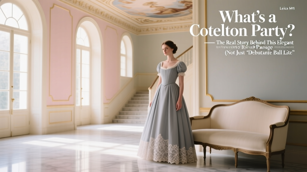 What’s a cotillion party? — The Real Story Behind This Elegant Rite of Passage (Not Just ‘Debutante Ball Lite’)