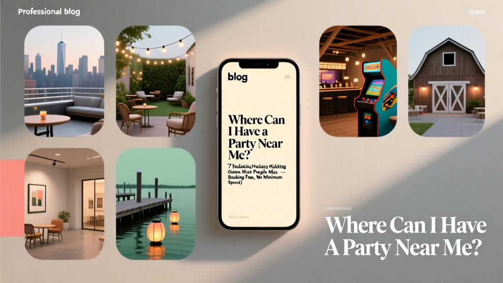 Where Can I Have a Party Near Me? 7 Realistic Options (Including Hidden Gems Most People Miss — No Booking Fees, No Minimum Spend)