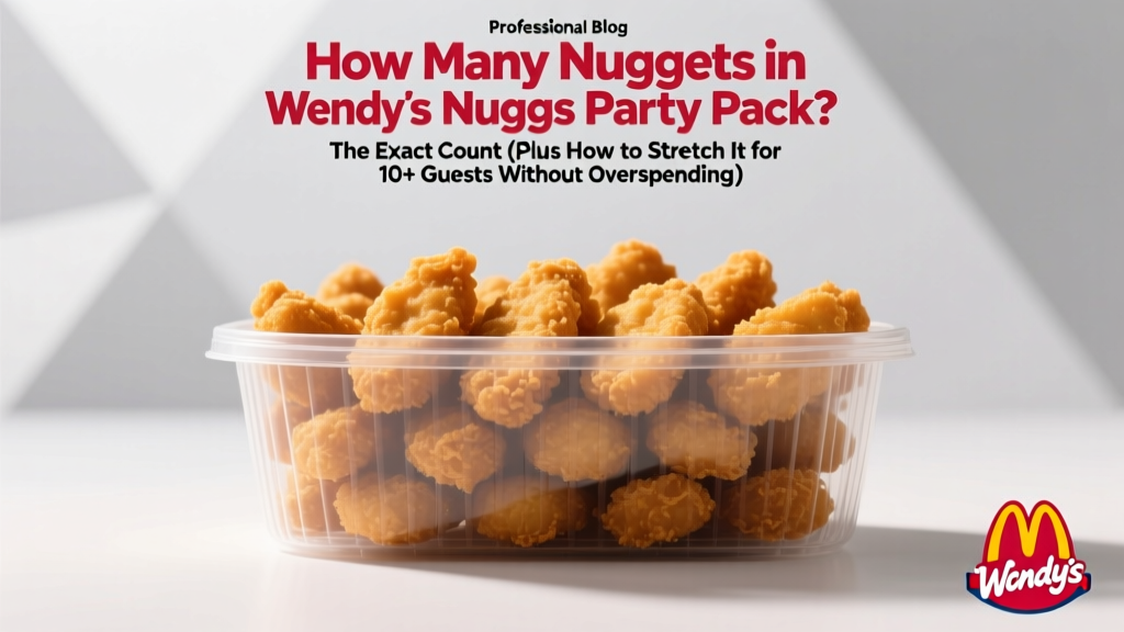 How Many Nuggets in Wendy’s Nuggs Party Pack? The Exact Count (Plus How to Stretch It for 10+ Guests Without Overspending)