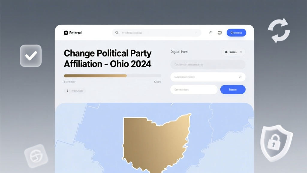 How to Change Political Party Affiliation in Ohio: A Step-by-Step 2024 Guide (No Forms, No Wait Times, Just Clarity)