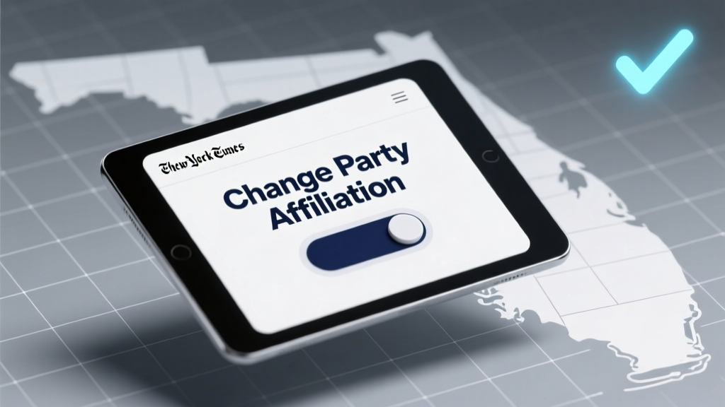 How to Change Your Party Affiliation in Florida: The Exact 3-Step Process (No Mail Delays, No Registration Glitches, and What Happens If You Miss the Primary Deadline)
