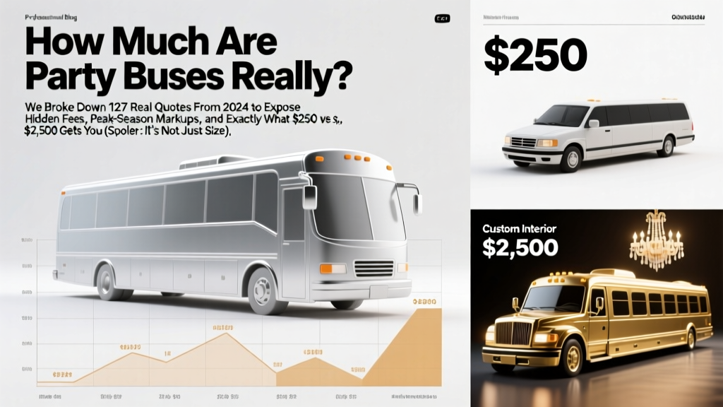 How Much Are Party Busses Really? We Broke Down 127 Real Quotes From 2024 to Expose Hidden Fees, Peak-Season Markups, and Exactly What $250 vs. $2,500 Gets You (Spoiler: It’s Not Just Size)