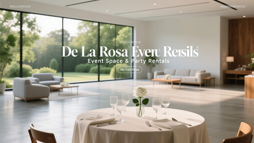 Stop Wasting Hours Comparing Venues & Rentals—Here’s Exactly What De La Rosa Event Space & Party Rentals Includes (No Hidden Fees, No Last-Minute Surprises, Just Real Photos & Transparent Pricing)