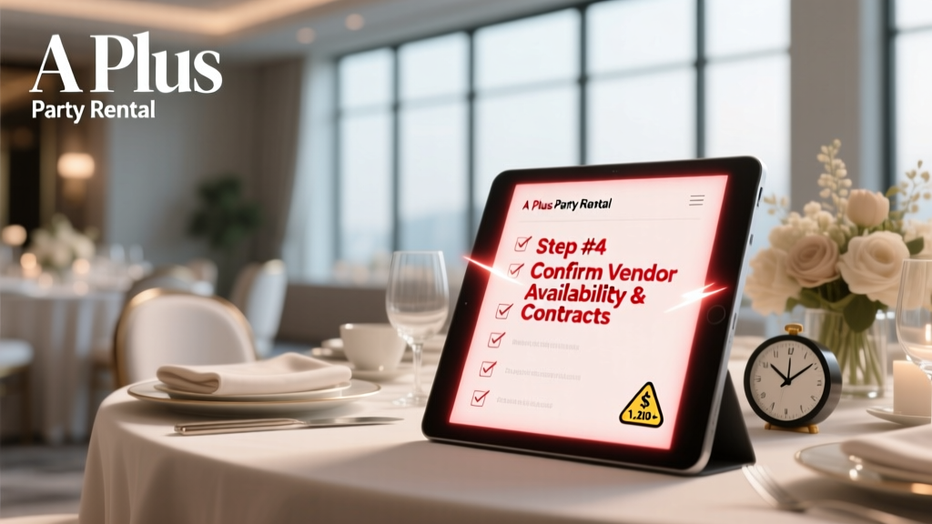A Plus Party Rental: The 7-Minute Checklist That Prevents $1,200+ Last-Minute Upcharges (and Why 63% of Clients Skip Step #4)