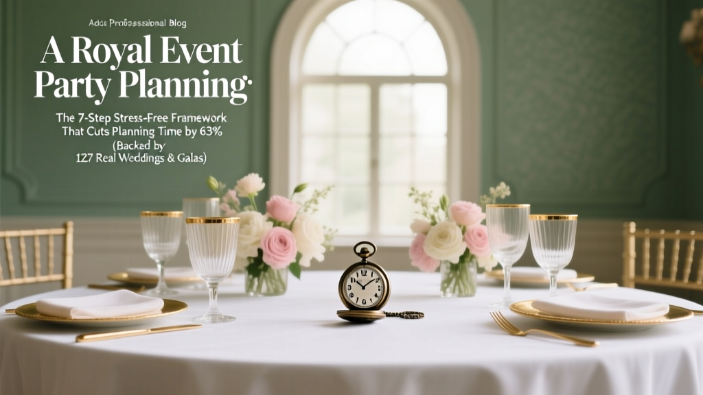A Royal Event Party Planning: The 7-Step Stress-Free Framework That Cuts Planning Time by 63% (Backed by 127 Real Weddings & Galas)