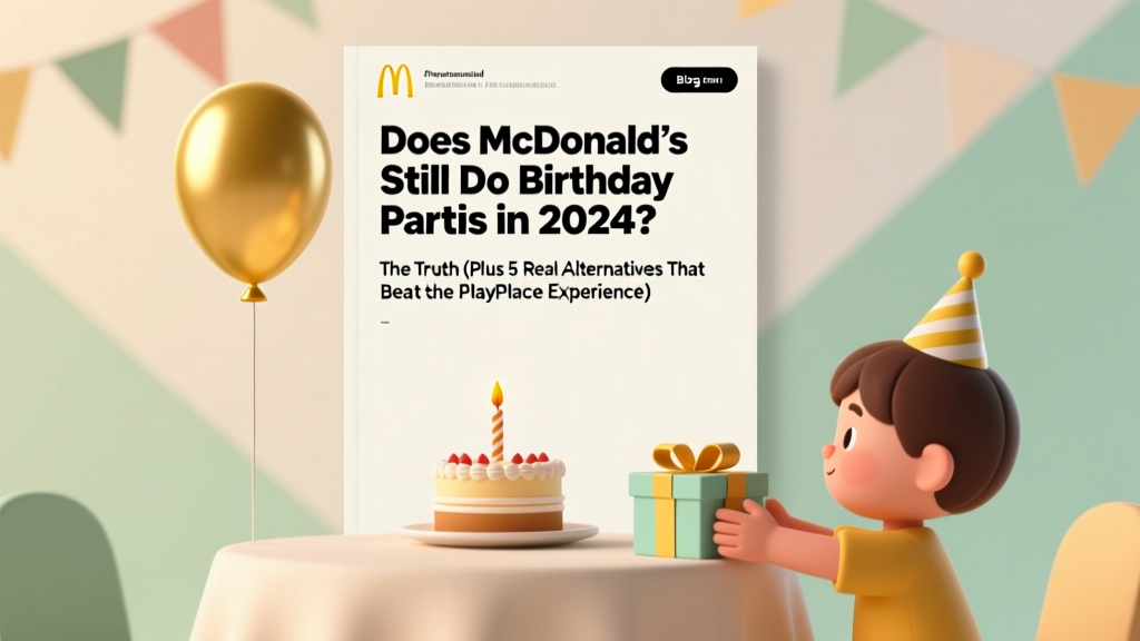 Does McDonald’s Still Do Birthday Parties in 2024? The Truth (Plus 5 Real Alternatives That Beat the PlayPlace Experience)