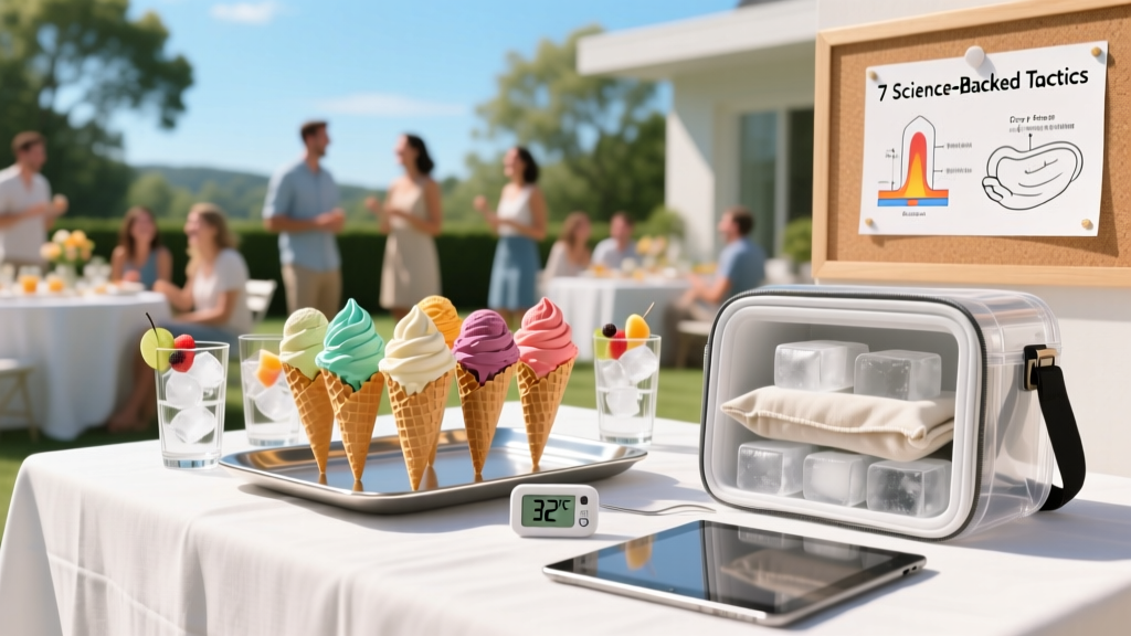 How to Keep Ice Cream Cold at Party: 7 Science-Backed Tactics That Prevent Melting (Even in 90°F Heat) — No Dry Ice or Freezer Trucks Required